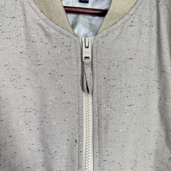 Club Monaco Men's Tan Cotton Bomber Jacket Size XL - Picture 5 of 13